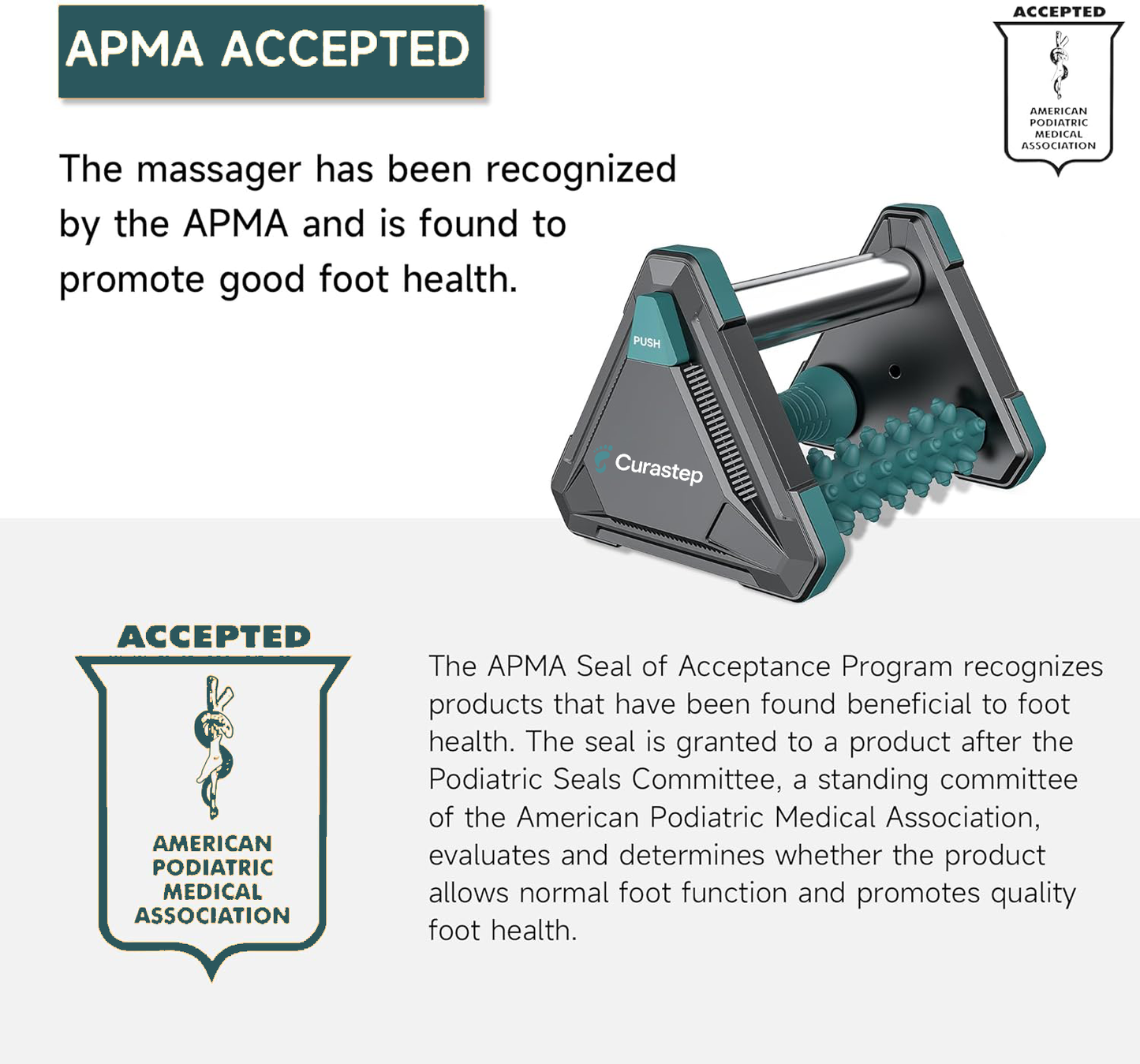 Curastep Plantar Relief Roller